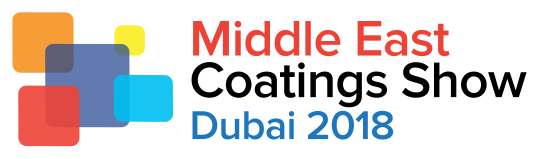 Middle East Coatings Show Dubai 2018 official event logo