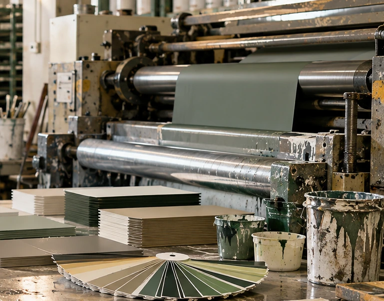 Coating equipment and prepared sample sheets